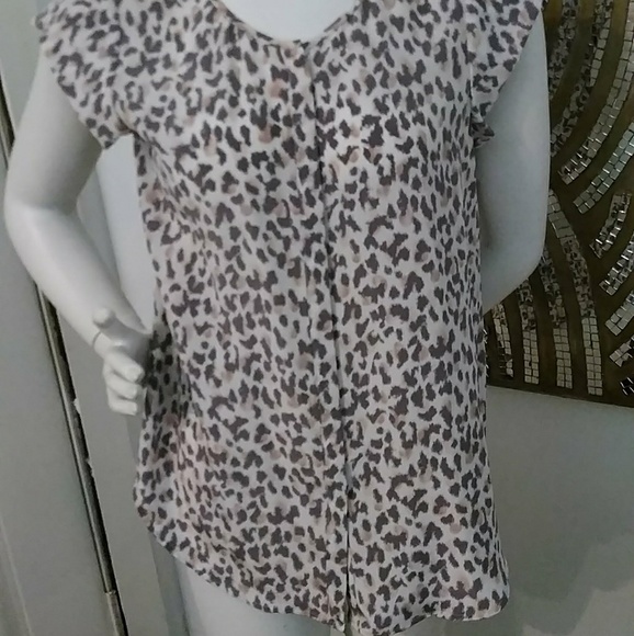 Joie Cap Sleeve Blouse S Small - Picture 3 of 3